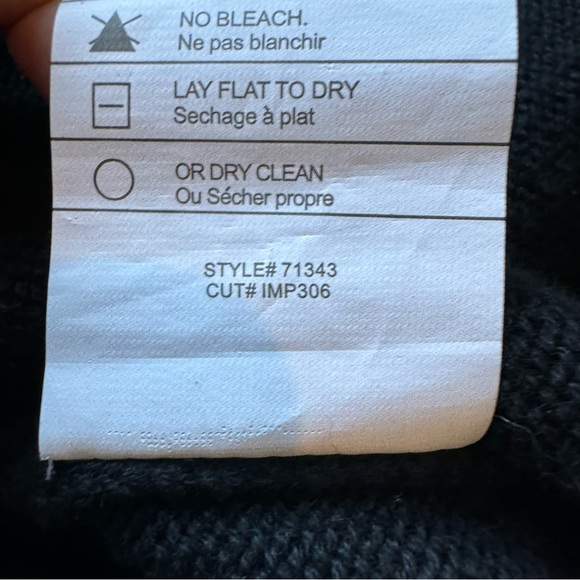 Vince Cotton Cashmere Single Button Cardigan Sweater, Size Medium, Black - Picture 5 of 8